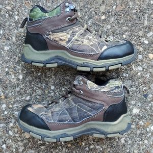 Brahma Kids Boots - Brown and Green